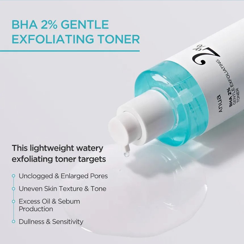 Anua- BHA 2% Gentle Exfoliating Toner - Zavily