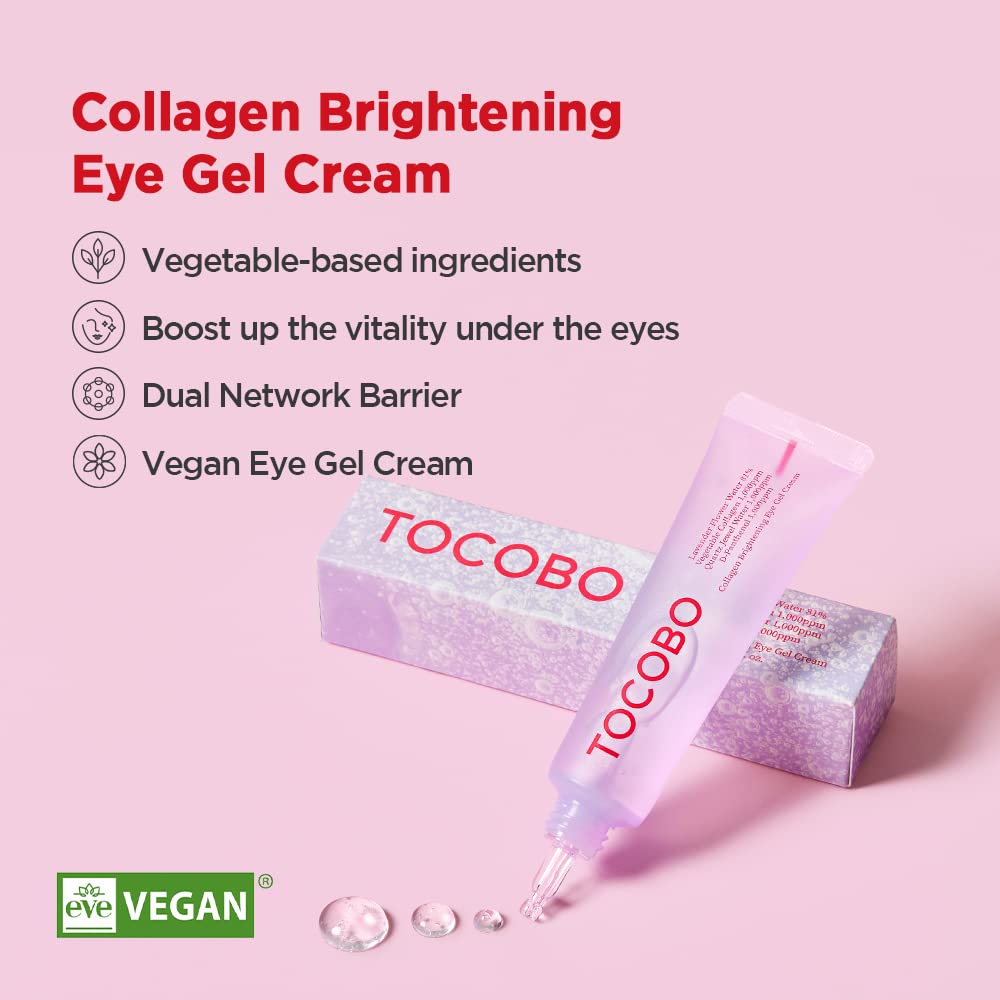 TOCOBO Collagen Brightening Eye Gel Cream - Zavily